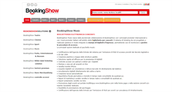 Desktop Screenshot of music.bookingshow.it