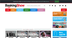 Desktop Screenshot of bookingshow.it