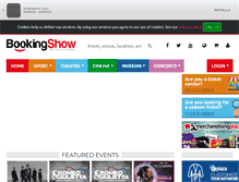 Tablet Screenshot of bookingshow.it
