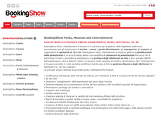 Tablet Screenshot of museum.bookingshow.it
