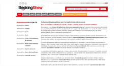 Desktop Screenshot of biglietteriaelettronica.bookingshow.it